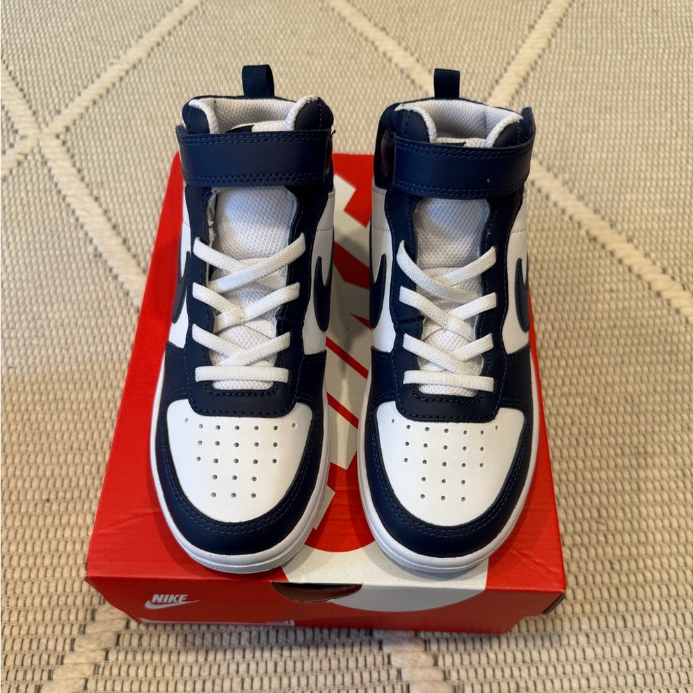 Nike Court Borough mid 2. Kid size 1 (youth).